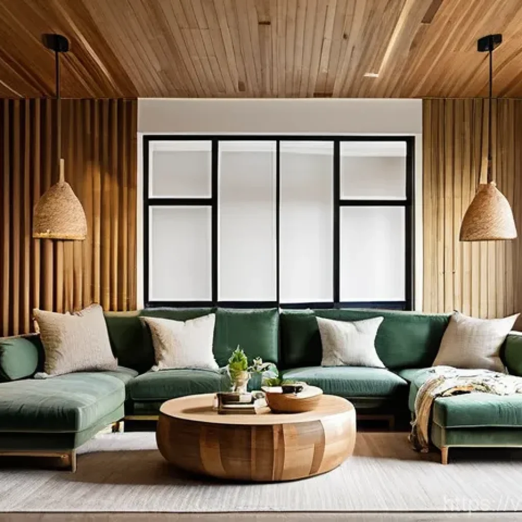 실내건축 실기 시험 준비 전략 - **Prompt 1: A Modern, Sustainable Living Room in a Vietnamese Urban Apartment**
    A bright, airy l...
