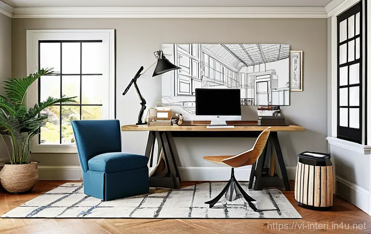 실내건축 실기 시험 준비 전략 - **Prompt 2: Multifunctional Bedroom and Workspace in a Compact Vietnamese City Apartment**
    A hig...