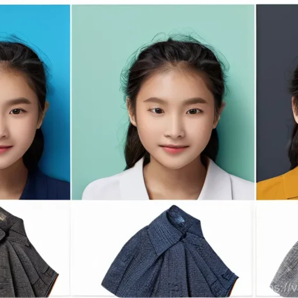 실내건축 관련 자격증 취득의 순서 - Here are three image generation prompts in English, detailing characteristics suitable for a 15-year...