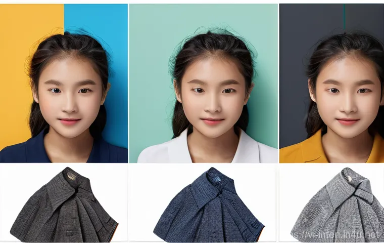 실내건축 관련 자격증 취득의 순서 - Here are three image generation prompts in English, detailing characteristics suitable for a 15-year...