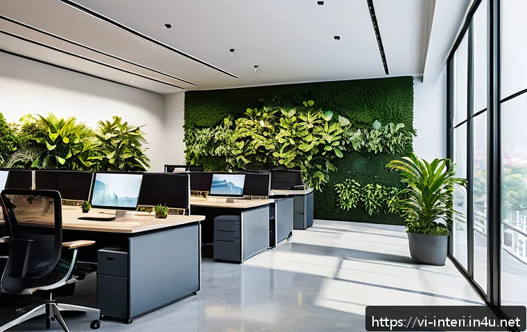 실내건축 경력직 이직 준비 방법 - A modern interior design studio workspace in Ho Chi Minh City, Vietnam, showcasing young Vietnamese ...